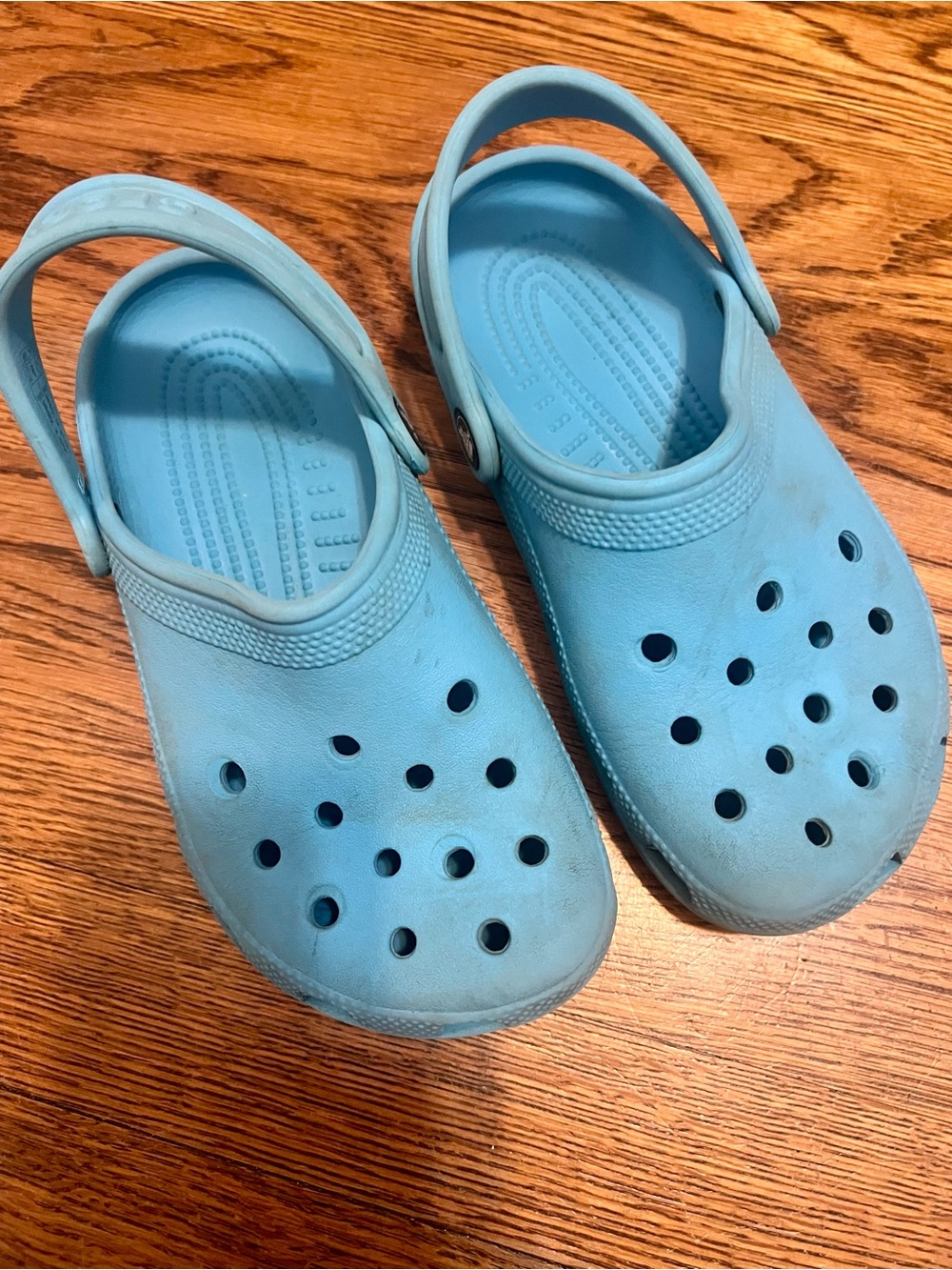 CROCS Kids Sky Blue Classic Clog Sandals
